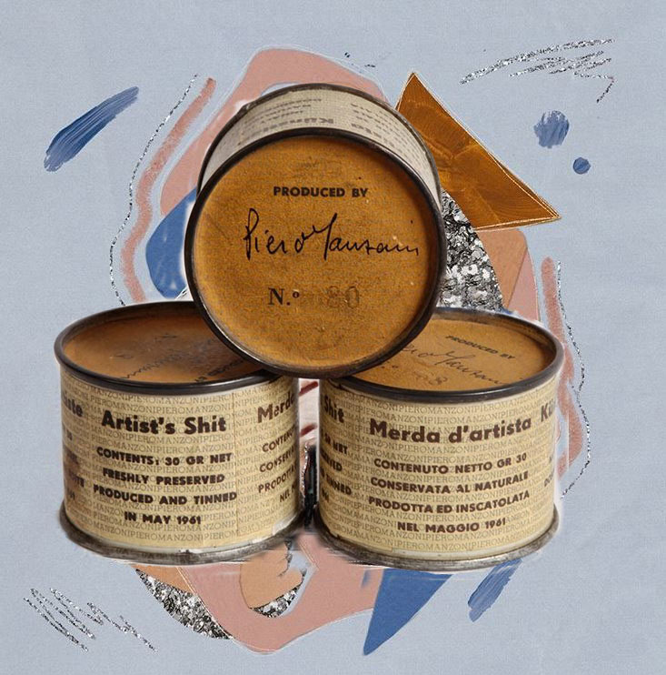 Lata de mierad de artista de Piero Manzoni