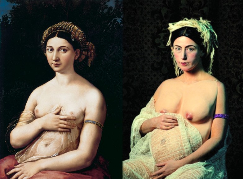 Cindy Sherman _raphael-la-fornarina-